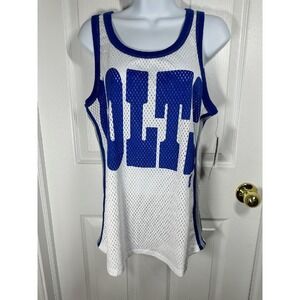 NFL Team Apparel Indianapolis Colts‎ Jersey Tank Top Sleeveless Mesh XL